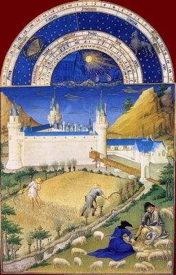   Les Très Riches Heures du Duc de Berry: Un Voyage Vibrant dans l'Art Gothique International!